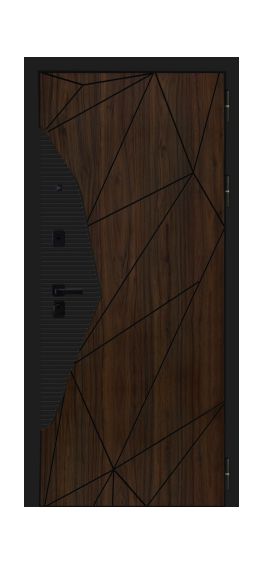 Входная дверь 105 ОРЕХ КАНЬОН КОНЬЯК - фото