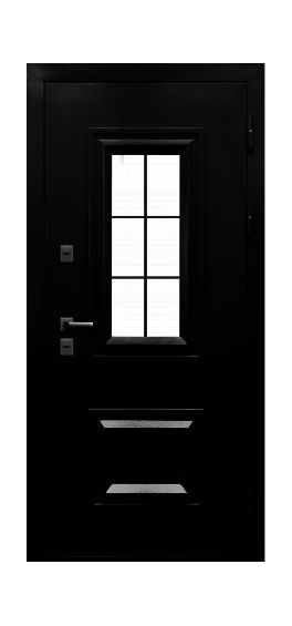 Входная дверь 11см ПРОТЕРМА С ОКНОМ - фото